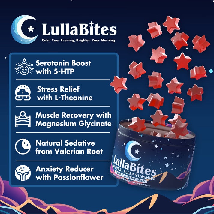 LullaBites®  Natural Sleep Gummies